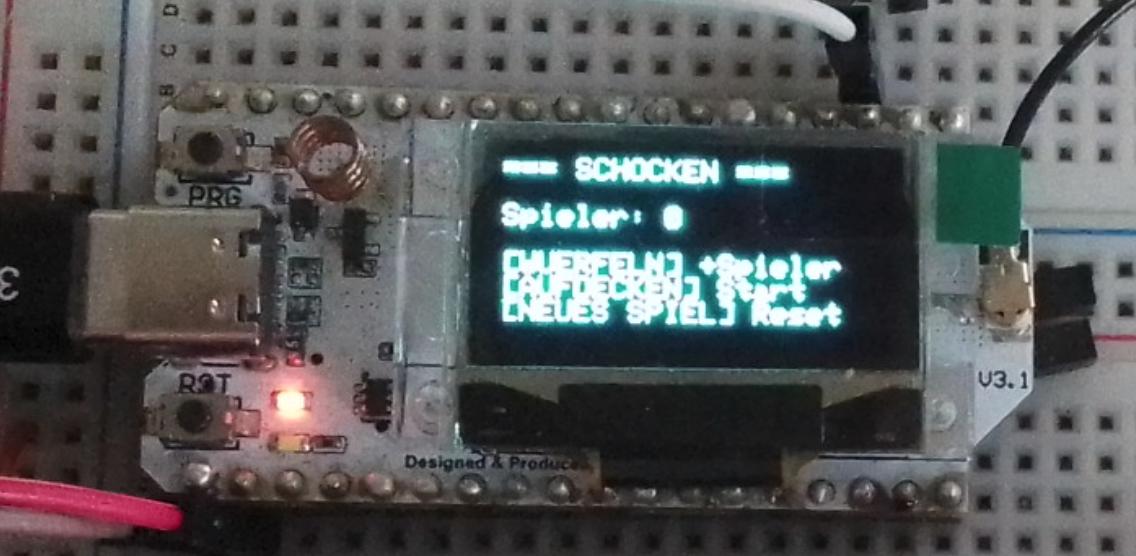 OLED Hauptmenü
